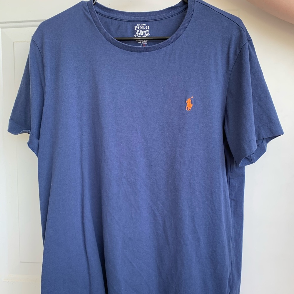 **POLO** MENS NAVY SOFT TEE